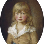 Portrait of Prince Octavius, a 1782 painting by Thomas Gainsborough, depicting a young boy with long blonde hair.