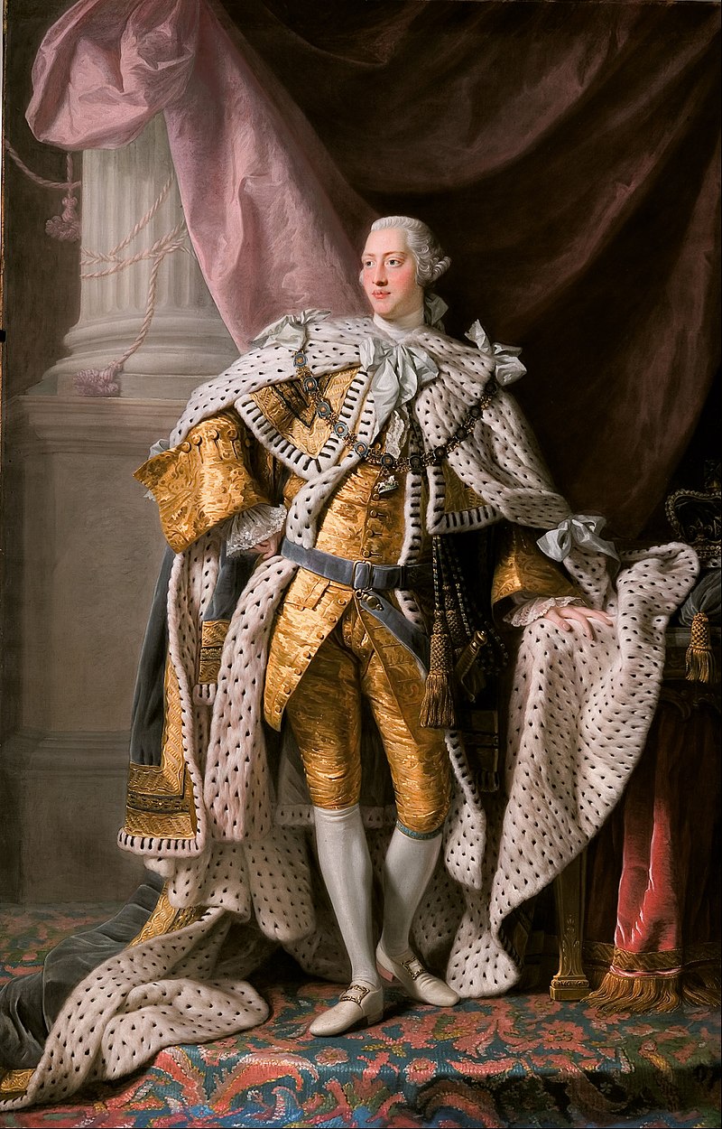 George III's coronation portrait by Allan Ramsay
