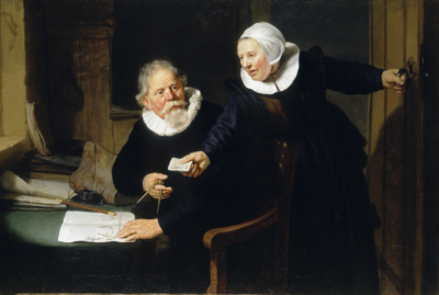 Image of "Portrait of Jan Rijcken and his Wife, Griet Jans (‘The Shipbuilder and his Wife’)"